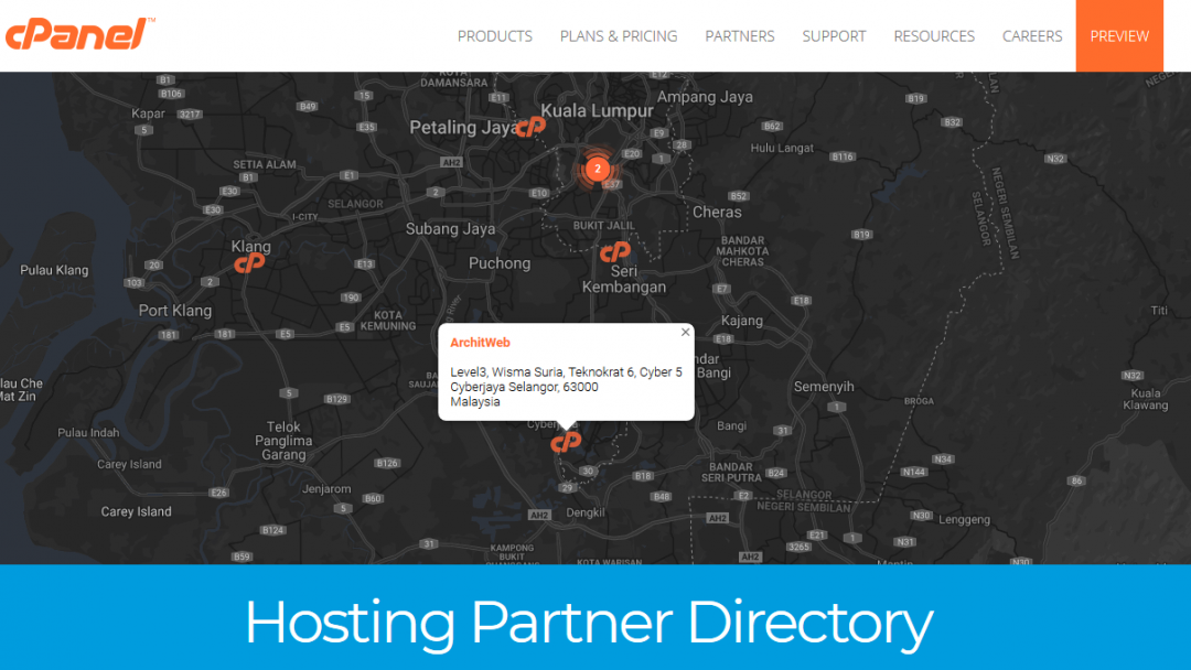 ArchitWeb as a certified partner of cPanel